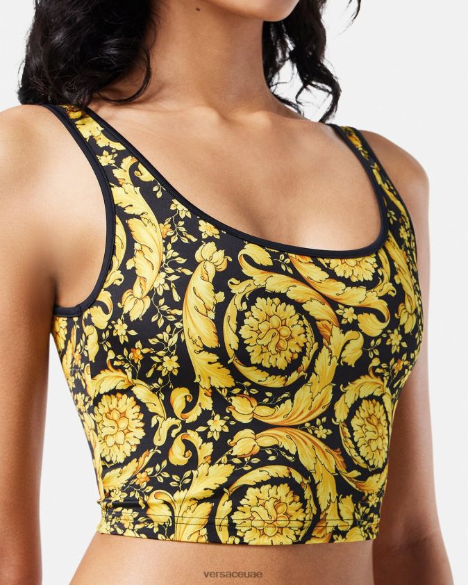 نحيف باروكو تانكيني أعلى Versace مطبعة 0FVD2J1172 الملابس الداخلية وملابس البحر