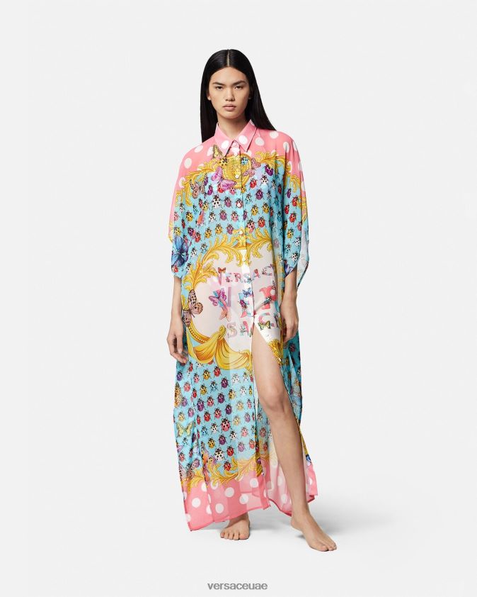 نحيف غطاء قميص الفراشات Versace مطبعة 0FVD2J1193 الملابس الداخلية وملابس البحر