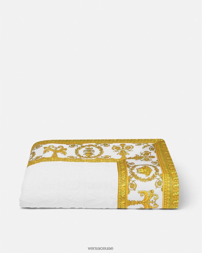 نحيف أنا منشفة الشاطئ الباروك Versace أبيض 0FVD2J1199 الملابس الداخلية وملابس البحر