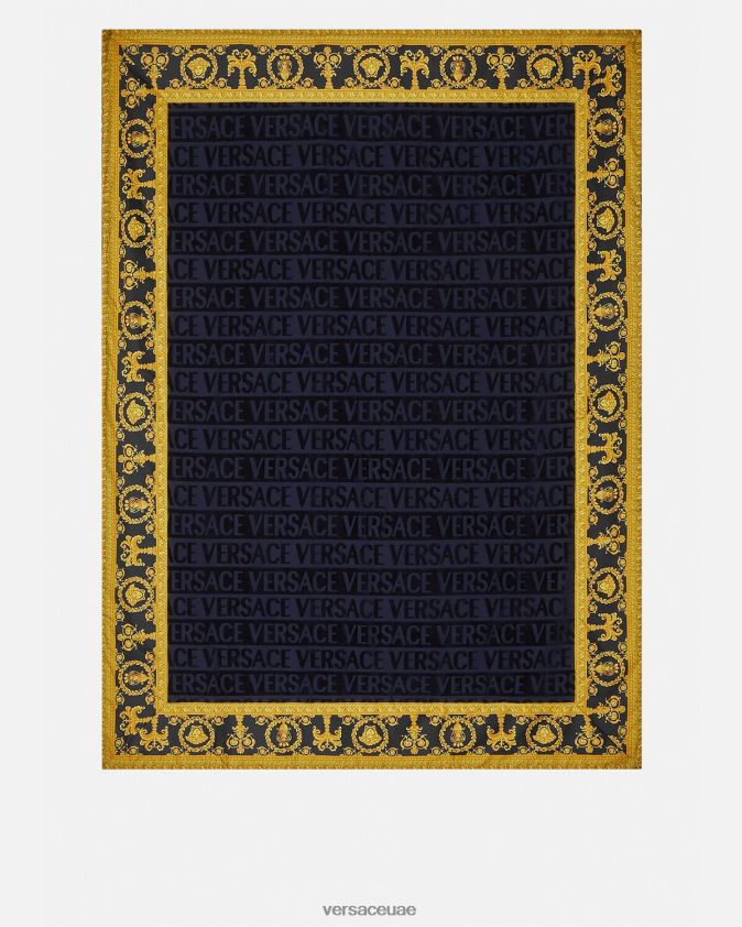نحيف أنا منشفة الشاطئ الباروك Versace أزرق 0FVD2J1200 الملابس الداخلية وملابس البحر