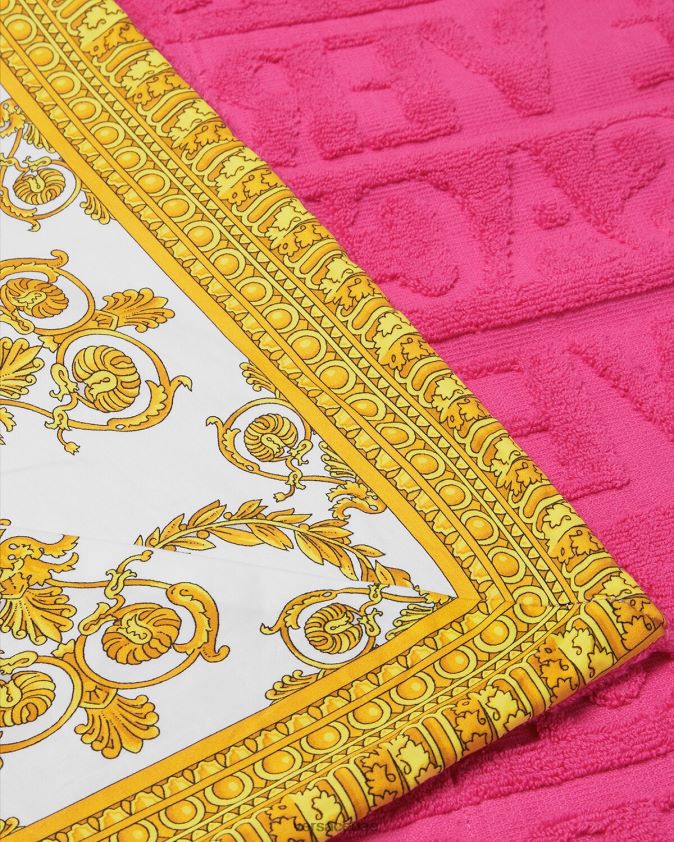 نحيف أنا منشفة الشاطئ الباروك Versace ضارب الى الحمرة 0FVD2J1202 الملابس الداخلية وملابس البحر