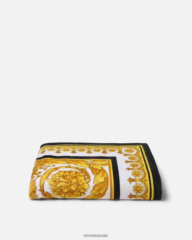 نحيف منشفة الشاطئ كريت دي فلور Versace مطبعة 0FVD2J1203 الملابس الداخلية وملابس البحر