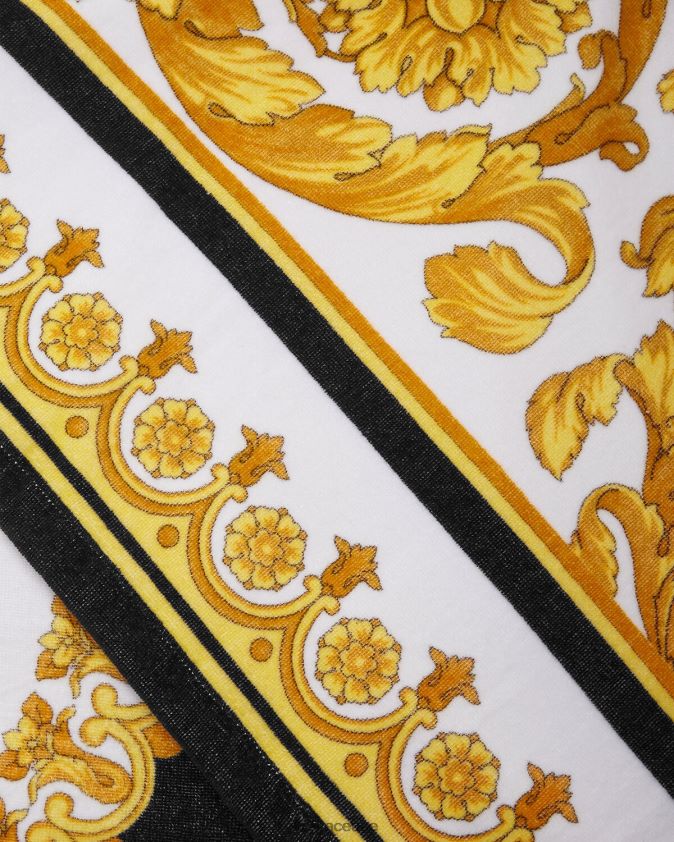 نحيف منشفة الشاطئ كريت دي فلور Versace مطبعة 0FVD2J1203 الملابس الداخلية وملابس البحر