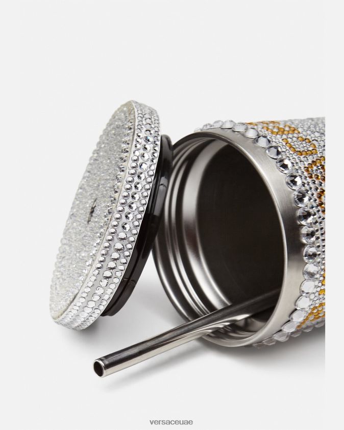 نحيف كوب سفر كريستال ميدوسا Versace أبيض 0FVD2J1205 الملابس الداخلية وملابس البحر
