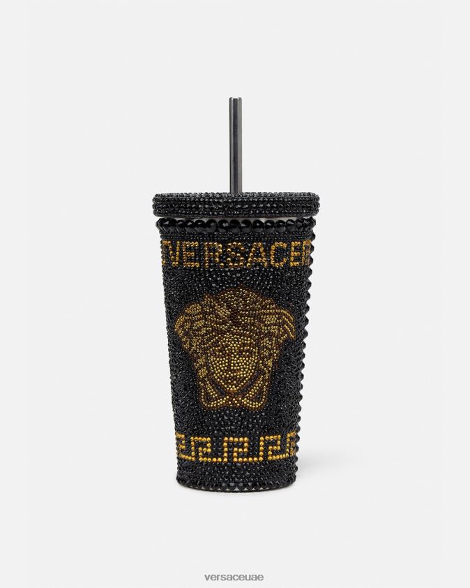 نحيف كوب سفر كريستال ميدوسا Versace أصفر 0FVD2J1206 الملابس الداخلية وملابس البحر