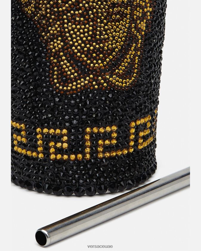 نحيف كوب سفر كريستال ميدوسا Versace أصفر 0FVD2J1206 الملابس الداخلية وملابس البحر