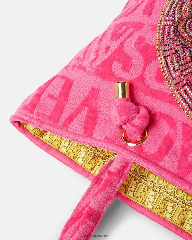 نحيف حقيبة حمل منشفة ميدوسا الكريستال Versace ضارب الى الحمرة 0FVD2J1208 الملابس الداخلية وملابس البحر