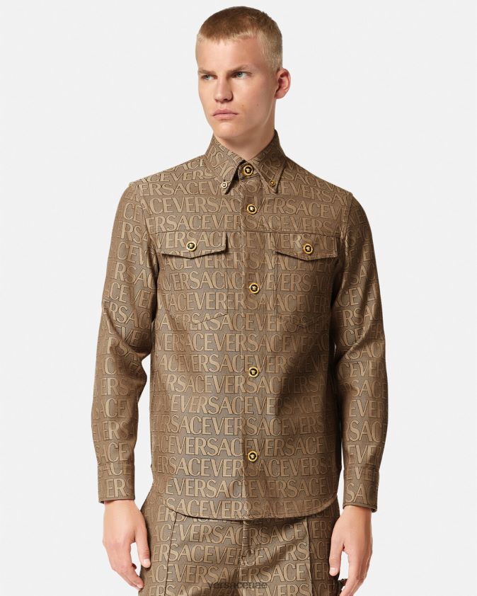رجال كل انحاء القميص Versace مطبعة 0FVD2J1217 ملابس