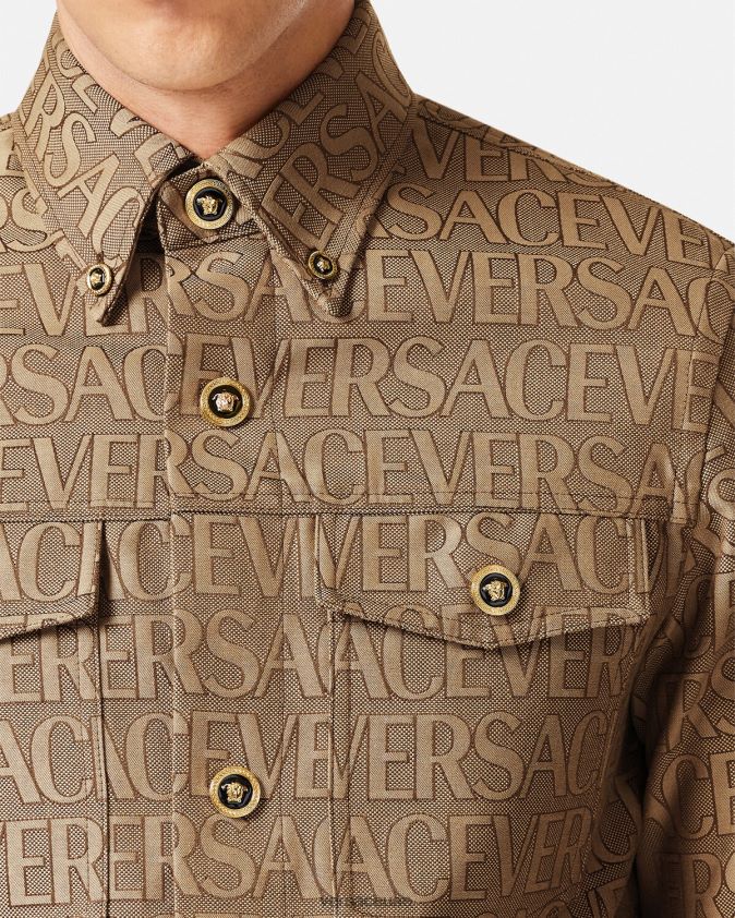 رجال كل انحاء القميص Versace مطبعة 0FVD2J1217 ملابس