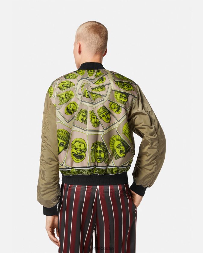 رجال سترة بومبر لو ماشيري Versace مطبعة 0FVD2J1232 ملابس