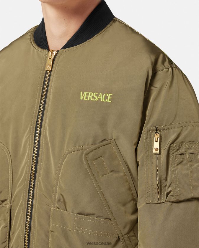 رجال سترة بومبر لو ماشيري Versace مطبعة 0FVD2J1232 ملابس