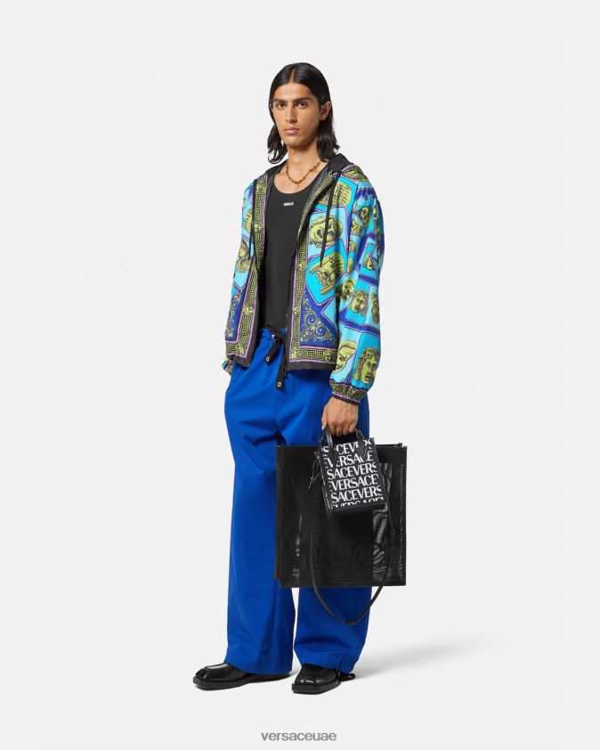 رجال سترة واقية من الرياح Versace مطبعة 0FVD2J1235 ملابس