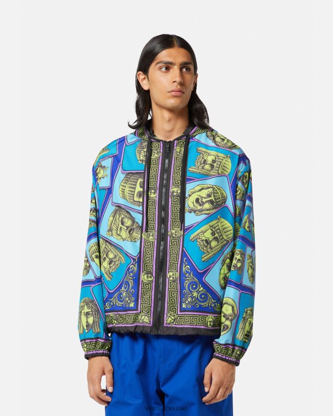 رجال سترة واقية من الرياح Versace مطبعة 0FVD2J1235 ملابس