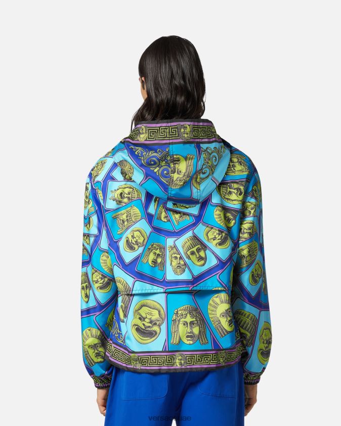 رجال سترة واقية من الرياح Versace مطبعة 0FVD2J1235 ملابس