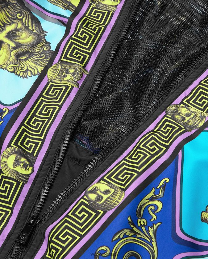 رجال سترة واقية من الرياح Versace مطبعة 0FVD2J1235 ملابس