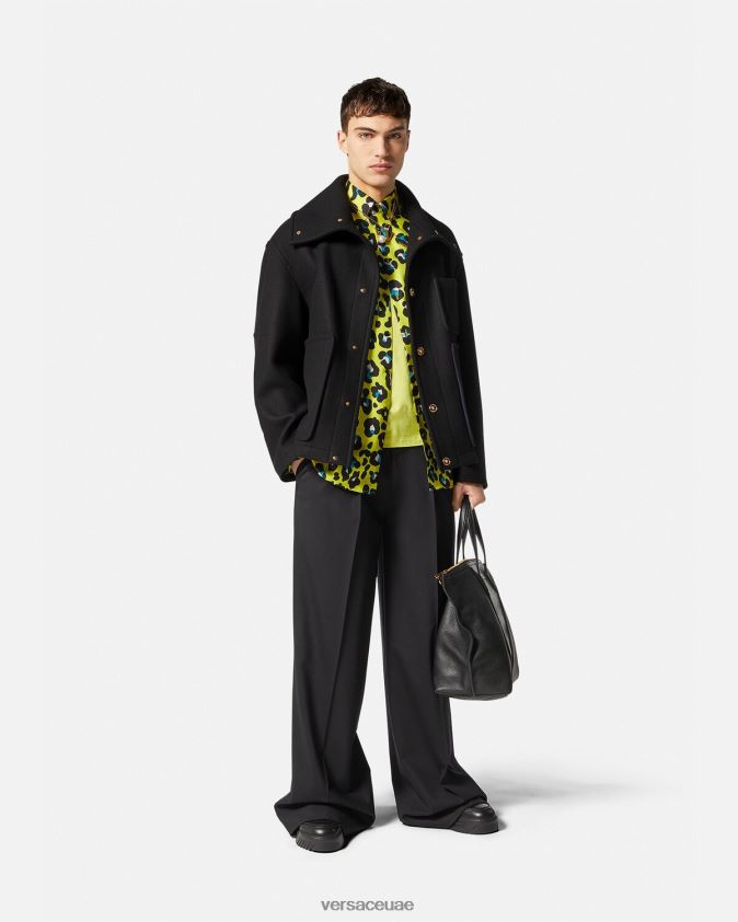 رجال سترة صوف ميدوسا Versace أسود 0FVD2J1251 ملابس