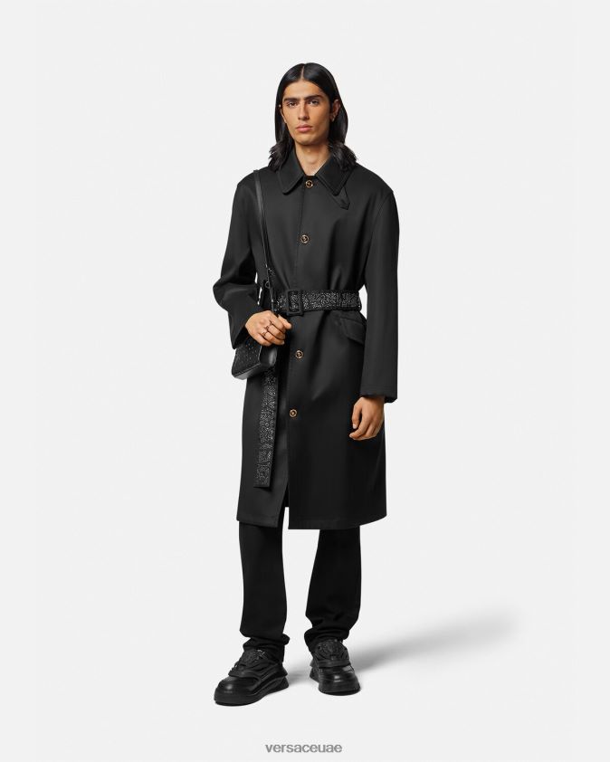 رجال معطفا مرصعا Versace أسود 0FVD2J1254 ملابس