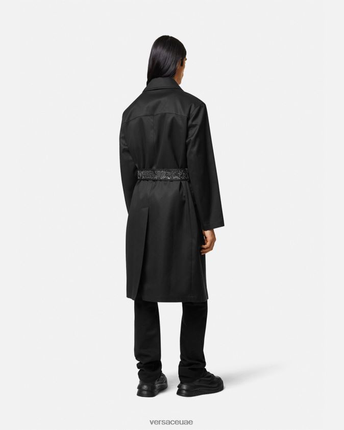 رجال معطفا مرصعا Versace أسود 0FVD2J1254 ملابس