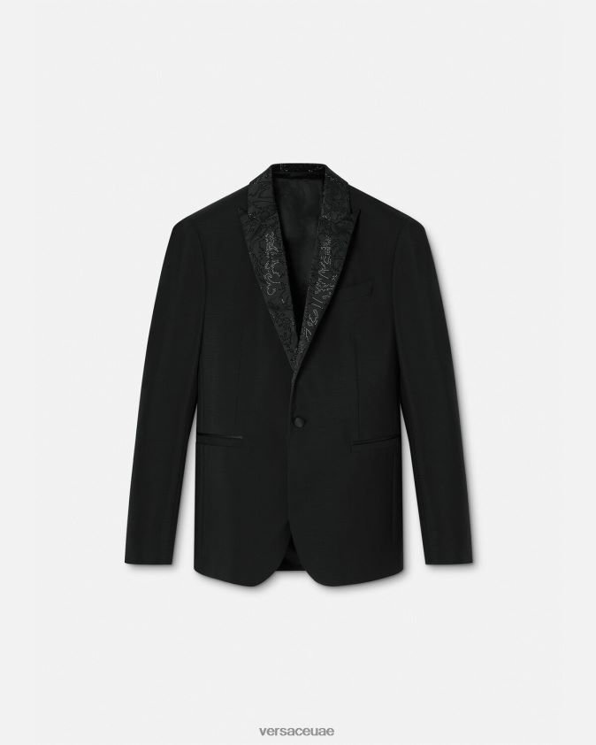 رجال سترة مساء صورة ظلية باروكو Versace أسود 0FVD2J1265 ملابس