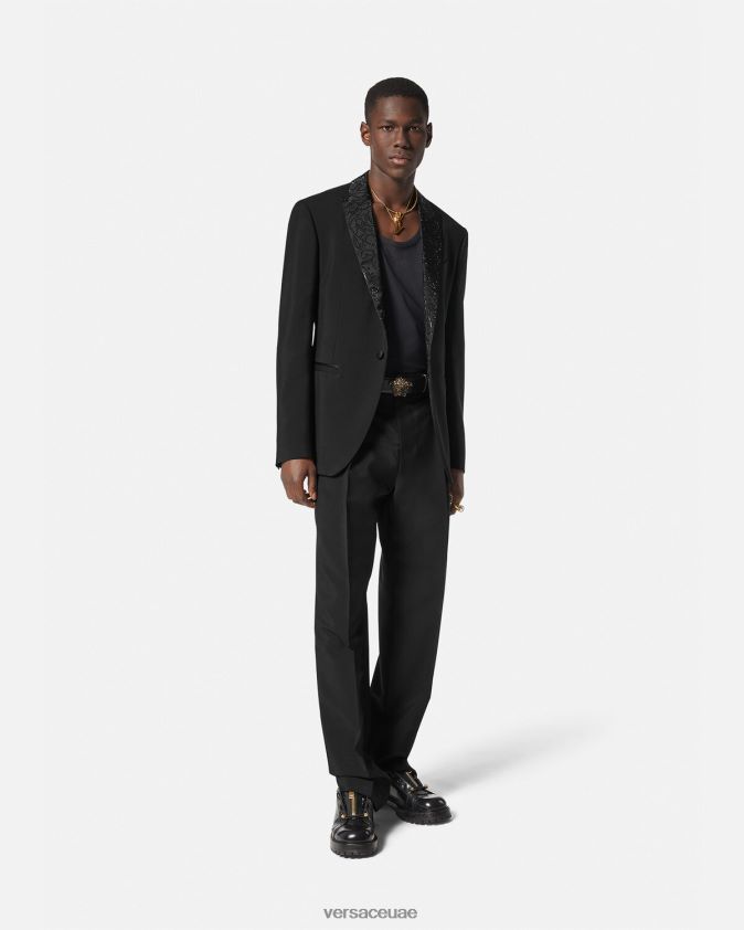 رجال سترة مساء صورة ظلية باروكو Versace أسود 0FVD2J1265 ملابس