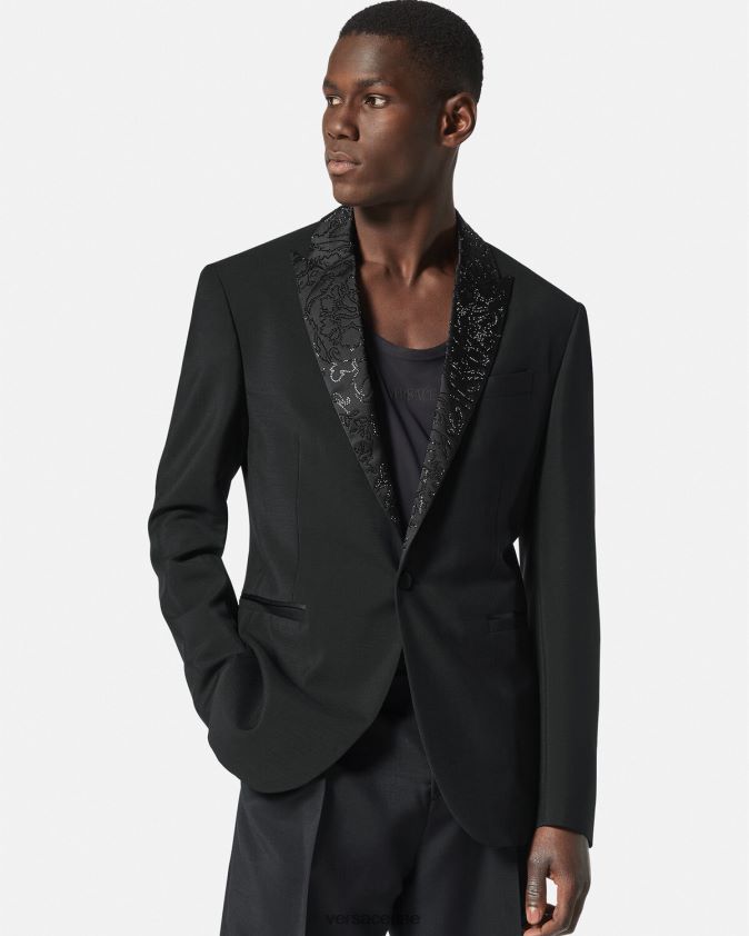 رجال سترة مساء صورة ظلية باروكو Versace أسود 0FVD2J1265 ملابس