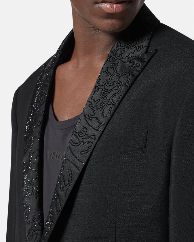 رجال سترة مساء صورة ظلية باروكو Versace أسود 0FVD2J1265 ملابس