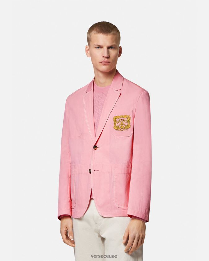 رجال سترة صدف الباروك Versace لون القرنفل 0FVD2J1268 ملابس