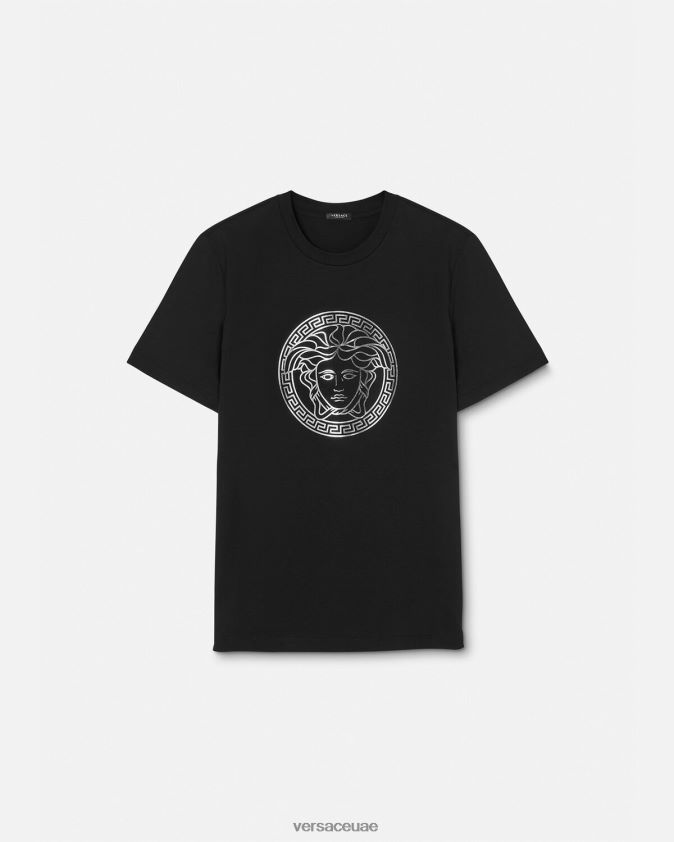نحيف تيشيرت ميدوسا Versace أسود 0FVD2J129 ملابس