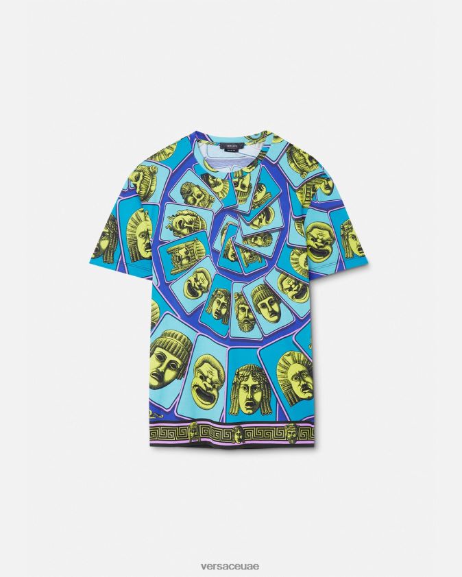 رجال لو ماشيري تي شيرت Versace مطبعة 0FVD2J1381 ملابس