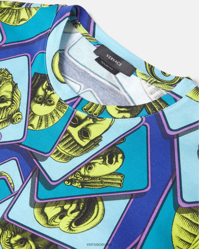رجال لو ماشيري تي شيرت Versace مطبعة 0FVD2J1381 ملابس