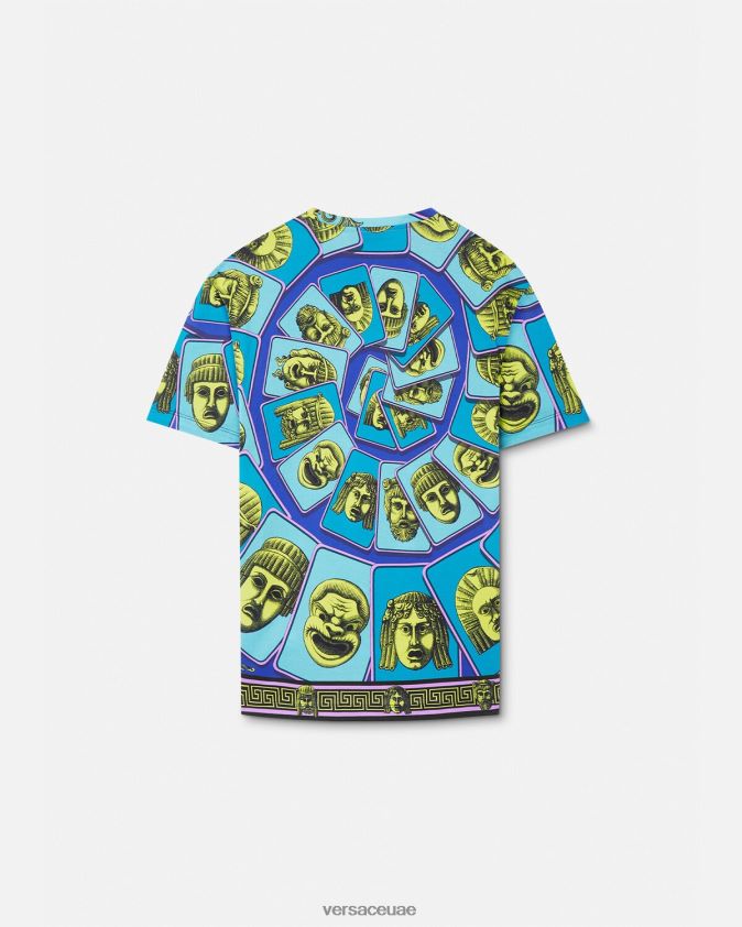 رجال لو ماشيري تي شيرت Versace مطبعة 0FVD2J1381 ملابس