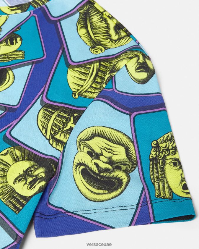 رجال لو ماشيري تي شيرت Versace مطبعة 0FVD2J1381 ملابس