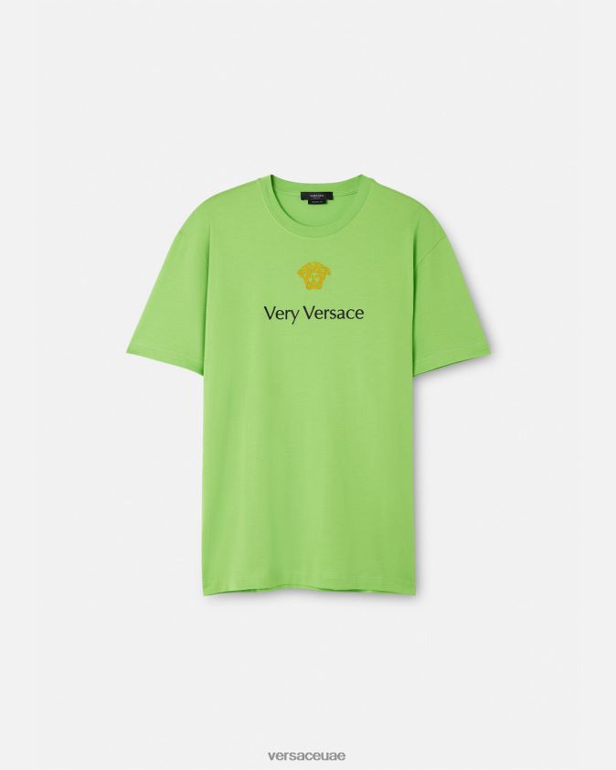 رجال تي شيرت Versace أخضر 0FVD2J1387 ملابس