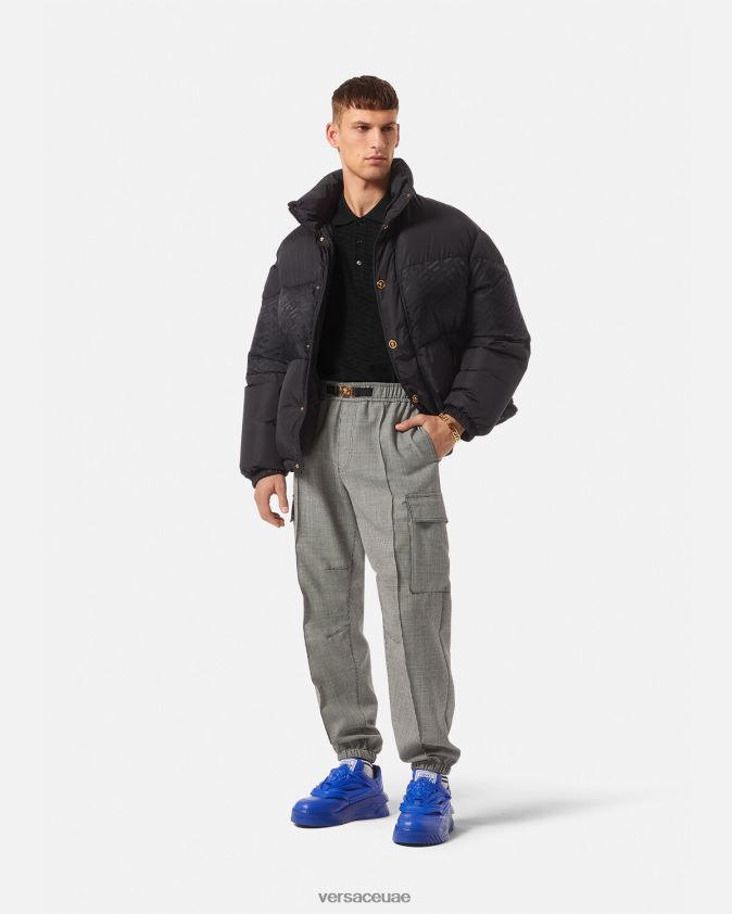 رجال قميص بولو لا اليونان Versace أسود 0FVD2J1394 ملابس