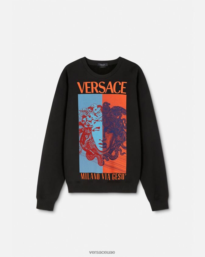 رجال سترة بطبعة ميدوسا Versace أسود 0FVD2J1428 ملابس