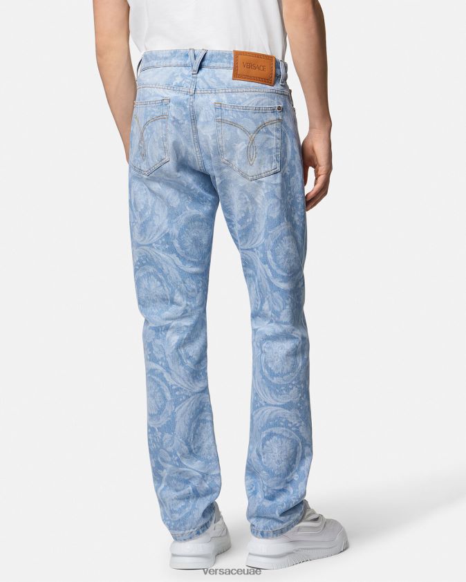 رجال انحاء الجينز Versace أزرق 0FVD2J1435 ملابس