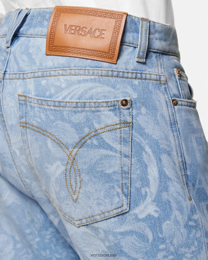 رجال انحاء الجينز Versace أزرق 0FVD2J1435 ملابس