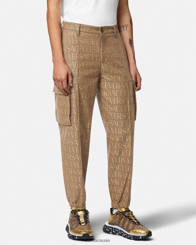 رجال كل انحاء السراويل البضائع Versace مطبعة 0FVD2J1437 ملابس