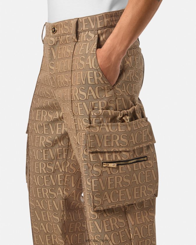 رجال كل انحاء السراويل البضائع Versace مطبعة 0FVD2J1437 ملابس
