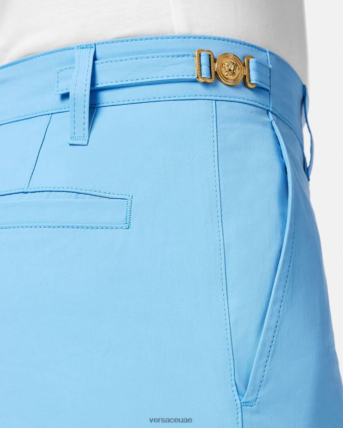 رجال ميدوسا بيجي شورت برمودا Versace أزرق فاتح 0FVD2J1445 ملابس