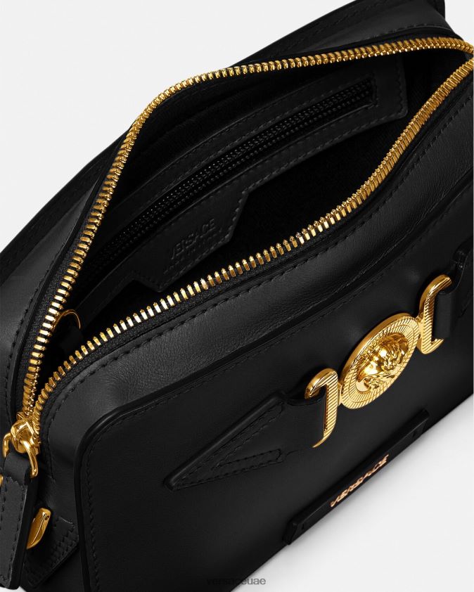 رجال حقيبة ميدوسا بيجي الصغيرة Versace أسود 0FVD2J1464 أكياس