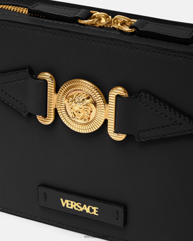 رجال حقيبة ميدوسا بيجي الصغيرة Versace أسود 0FVD2J1464 أكياس