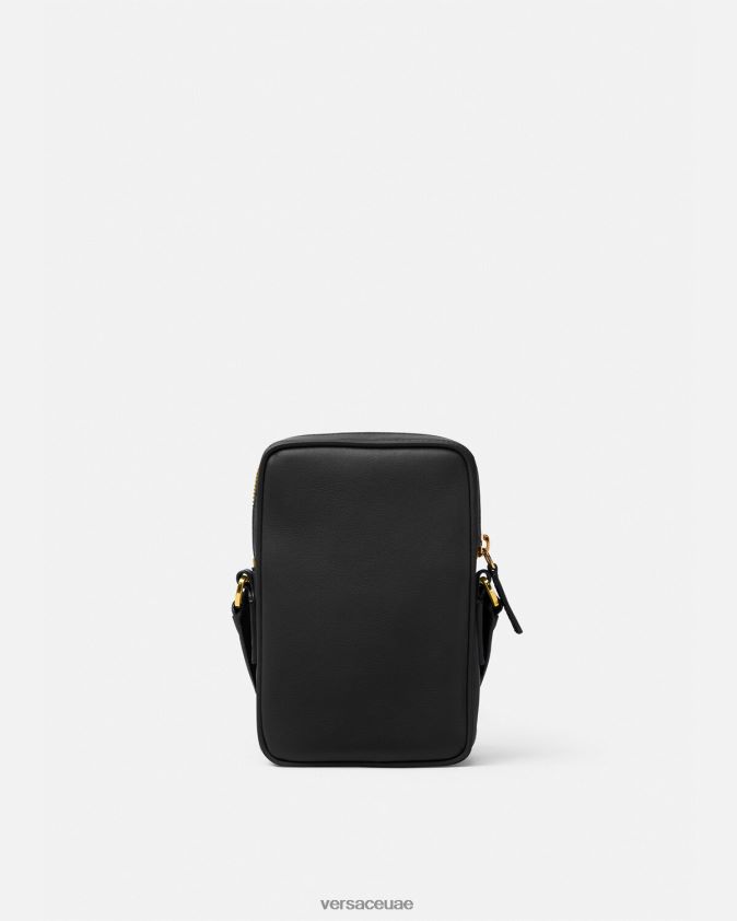 رجال حقيبة كروس صغيرة ميدوسا بيجي Versace أسود 0FVD2J1465 أكياس