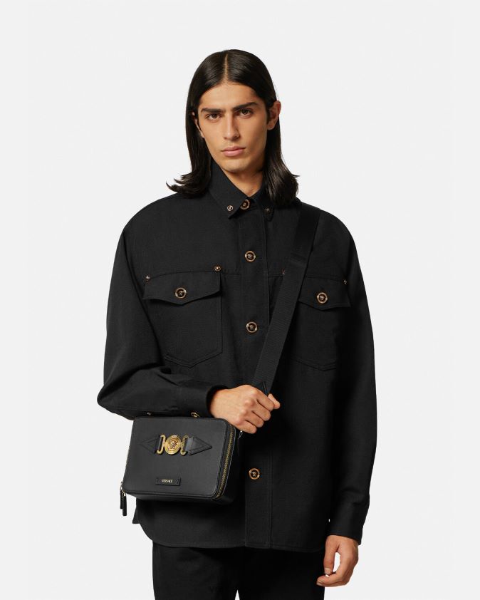 رجال حقيبة ميدوسا بيجي Versace أسود 0FVD2J1468 أكياس
