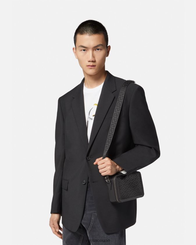 رجال حقيبة لا غريكا الصغيرة المميزة Versace أسود 0FVD2J1479 أكياس