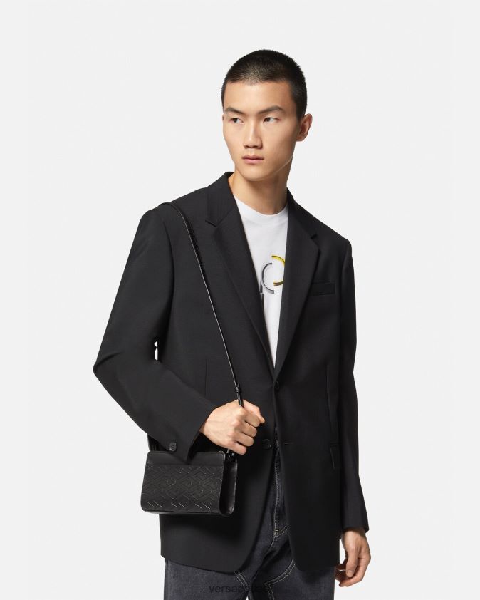 رجال حقيبة رسول التوقيع لا غريكا Versace أسود 0FVD2J1481 أكياس