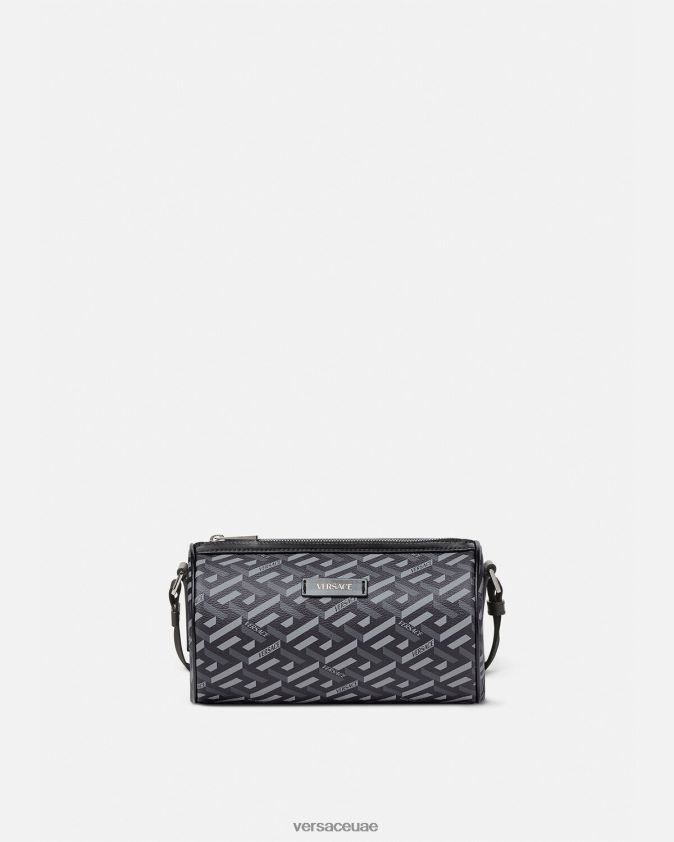 رجال حقيبة لا غريكا المميزة Versace أسود اللون الرمادي 0FVD2J1485 أكياس