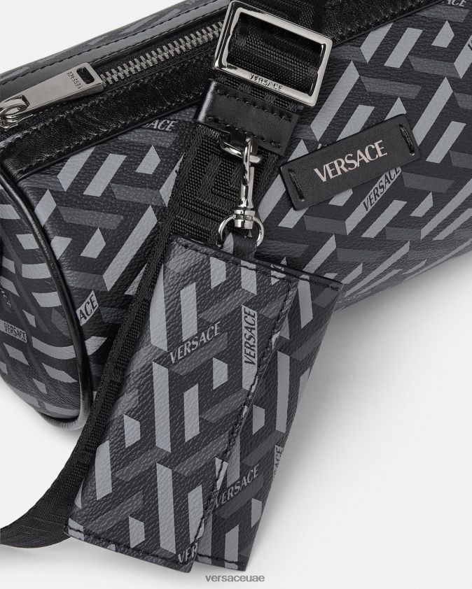 رجال حقيبة لا غريكا المميزة Versace أسود اللون الرمادي 0FVD2J1485 أكياس