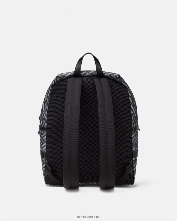 رجال حقيبة الظهر المميزة من لا غريكا Versace أسود اللون الرمادي 0FVD2J1487 أكياس