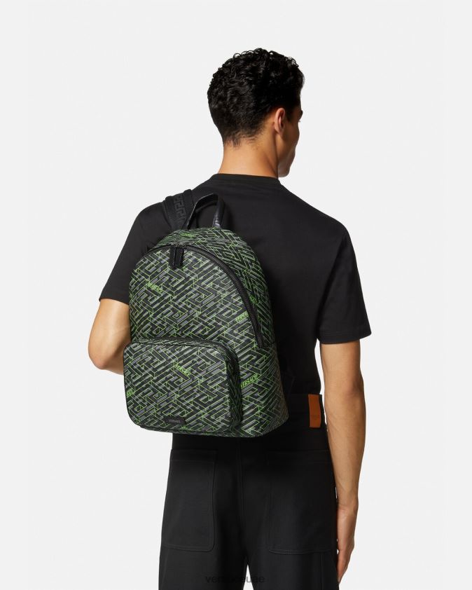 رجال حقيبة الظهر المميزة من لا غريكا Versace مطبعة 0FVD2J1488 أكياس